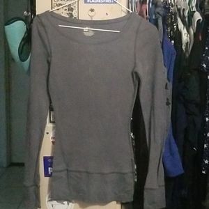 Mossimo grey thermal long sleeve shirt